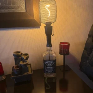 Lámpara Botella Black Wire